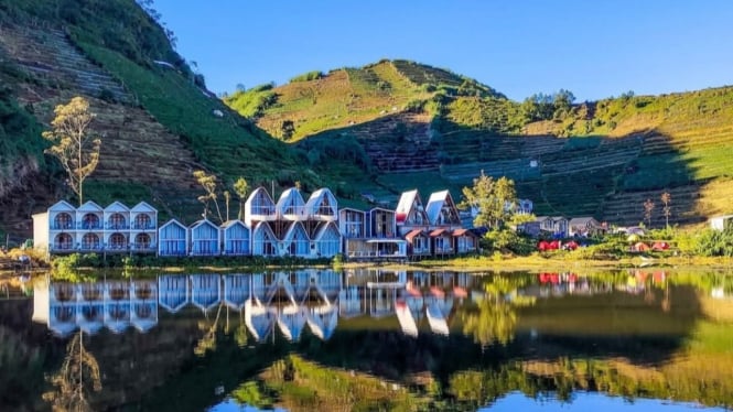 Pesona Telaga Cebong Dieng, Wonosobo.
