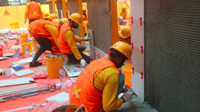 Sika Tiler Competition, adu kreatif tukang bangunan.