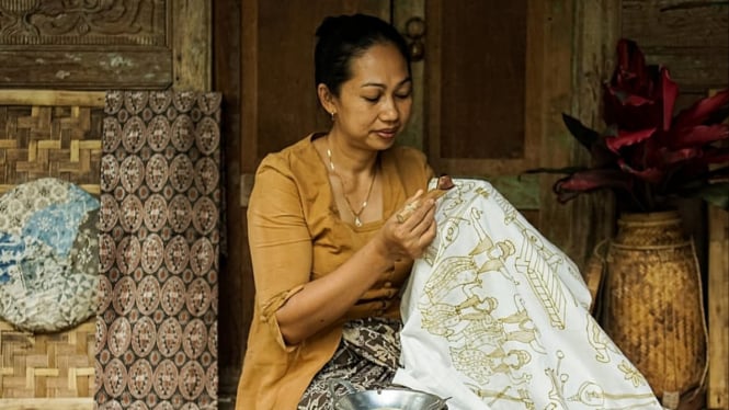 Geliat di Kampung Batik Malon Semarang.