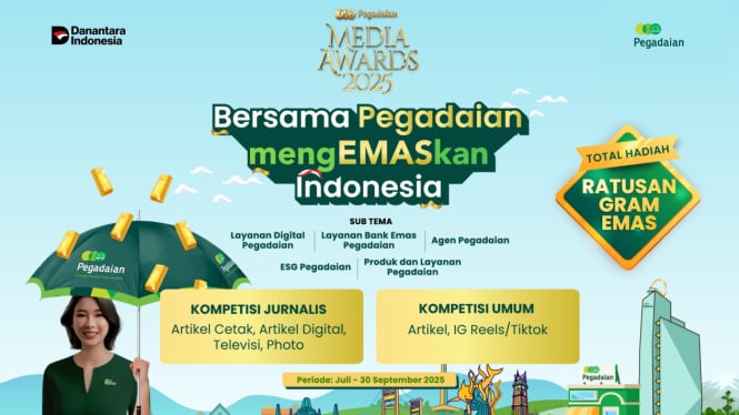 Pegadaian gelar Media Awards 2025.