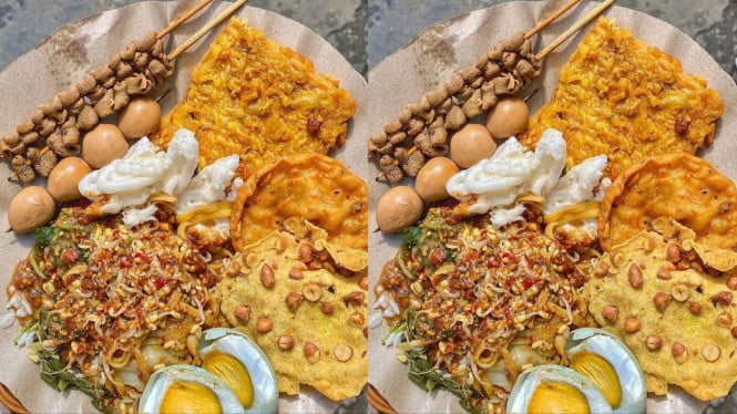 Nasi pecel khas Ambarawa, Kabupaten Semarang.