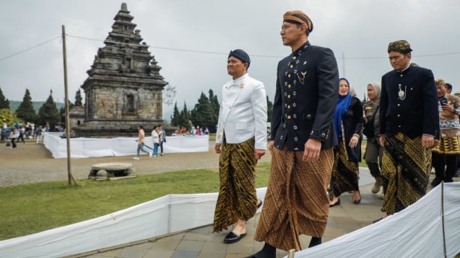 Menko IKP Agus Yudhoyono kunjungi Dieng.