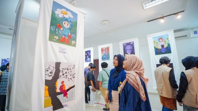 UNNES Semarang gelar Pameran Ilustrasi Internasional.