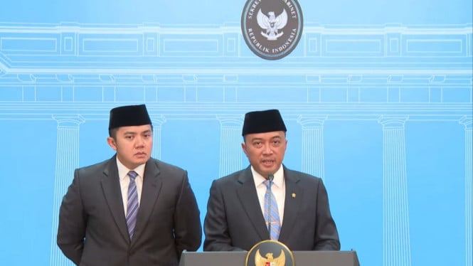 Mensesneg Prasetyo Hadi umumkan reshuffle kabinet.