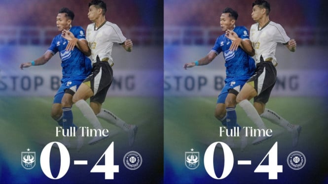 PSIS dihajar Persiku Kudus 4-0.