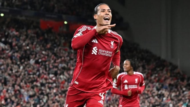 Virgil Van Dijk bawa Liverpool menang atas Atletico Madrid.