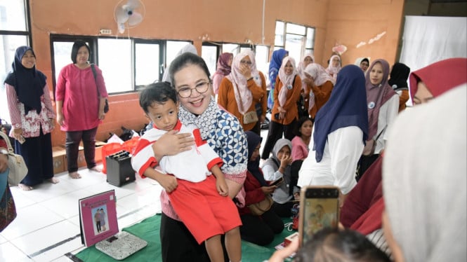 Program Keluarga Cemara disambut antusias warga di Kota Semarang.