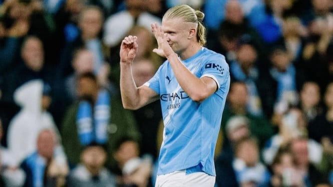 Erling Haaland cetak rekor 50 gol tercepat Liga Champions.