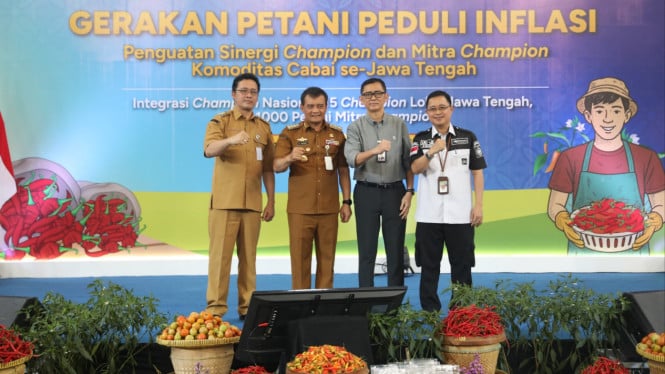 Gerakan Petani Peduli Inflasi di Jawa Tengah.