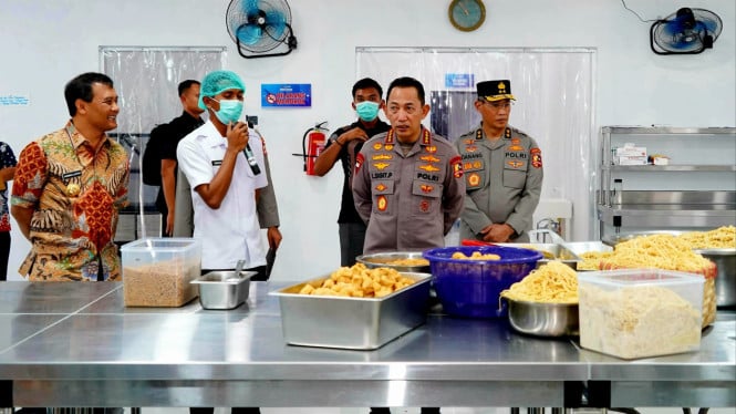Kapolri Tinjau SPPG Polri Di Kab. Semarang