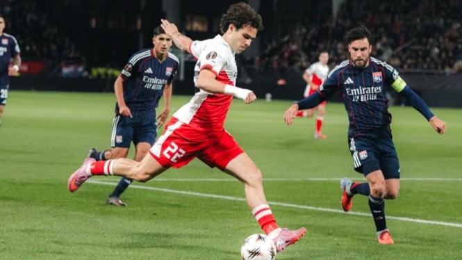 Laga Utrecht lawan Lyon di Liga Europa.