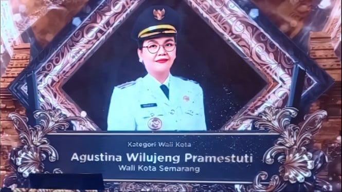 Wali Kota Semarang Agustina Pemimpin Perempuan Terpopuler.