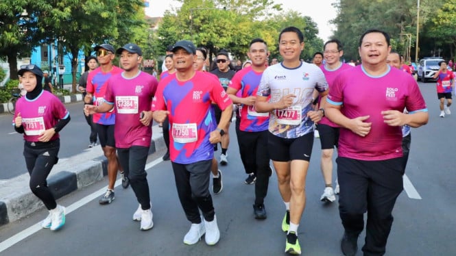 Ribuan pelari ikuti Solo Run Fest 2025.