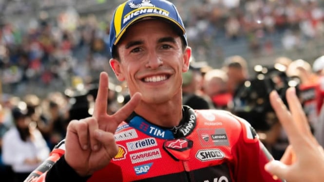 Pebalap moto GP Marc Marquez.