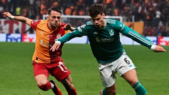 Galatasaray sikat Liverpool di Liga Champions.