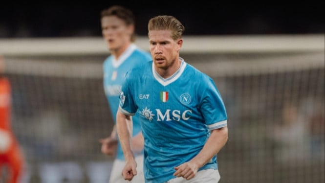 Pemain Timnas Belgia dan Napoli, Kevin De Bruyne.