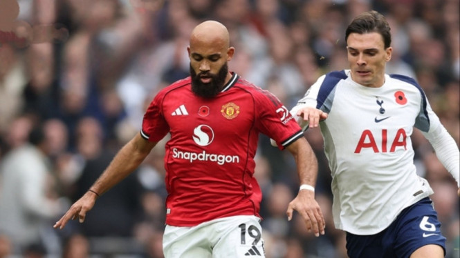 Laga Tottenham lawan Manchester United.