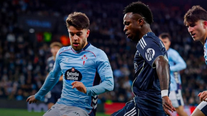 Real Madrid menang atas Celta Vigo 2-1.