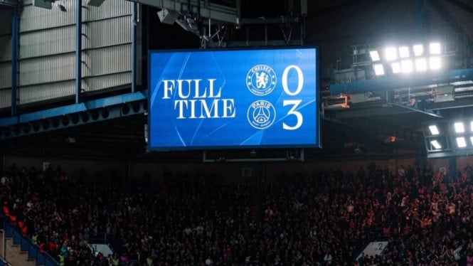 PSG terlalu kuat bagi Chelsea.