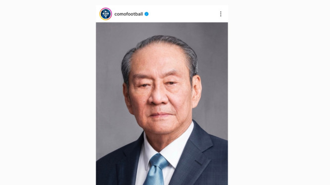 Pemilik Como 1907 Bambang Michael Hartono meninggal.