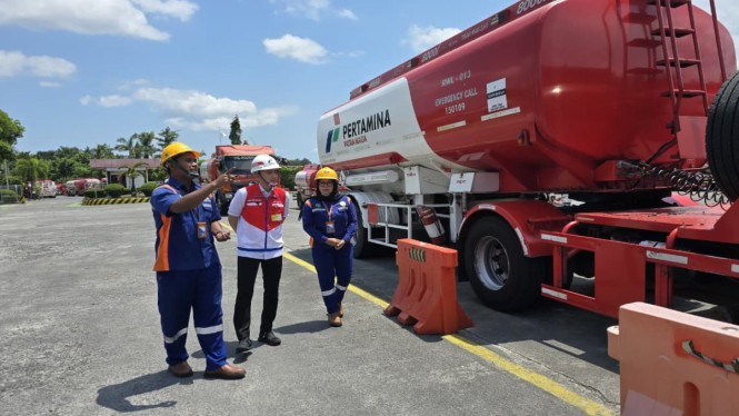 Patra Logistik meninjau langsung kesiapan di FT Rewulu Yogyakarta.