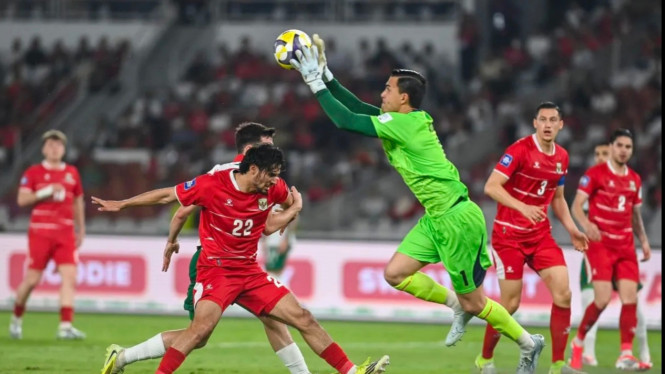 Laga Timnas Indonesia melawan Bulgaria.