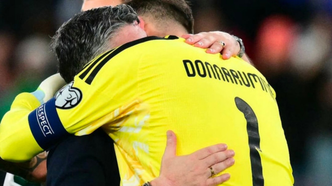 Kiper Timnas Italia Gianluigi Donnarumma.