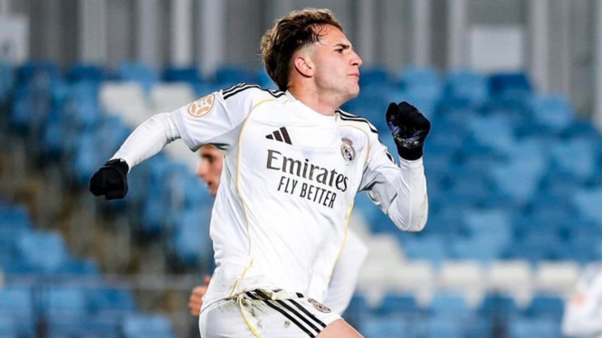 Bintang muda Real Madrid Daniel Yanez.