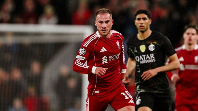 Laga Liverpool melawan PSG di Liga Champions.