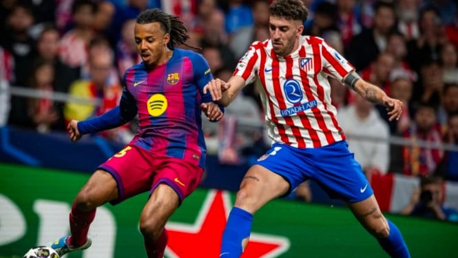 Laga Atletico Madrid melawan Barcelona di babak perempatfinal Liga Champions 2026.