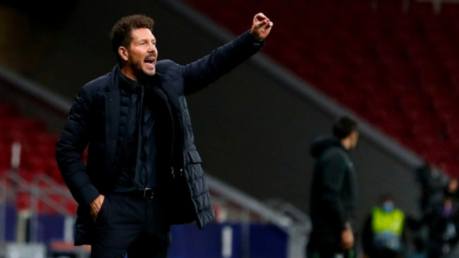 Diego Simeone, Pelatih Atletico Madrid.