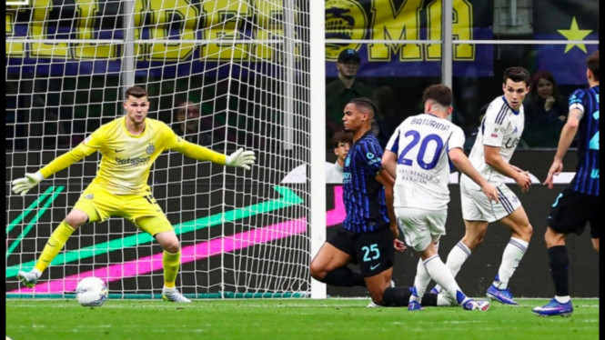 Laga Inter Milan vs Como di Piala Italia.