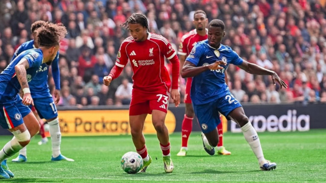 Laga Liverpool melawan Chelsea tuntas dengan skor 1-1 di Liga Inggris.