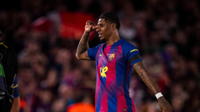 Marcus Rashford bawa Barcelona juara La Liga Spanyol.