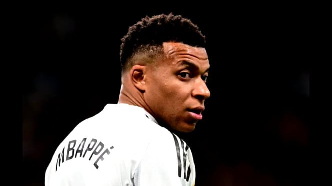 Kylian Mbappe, striker Real Madrid.