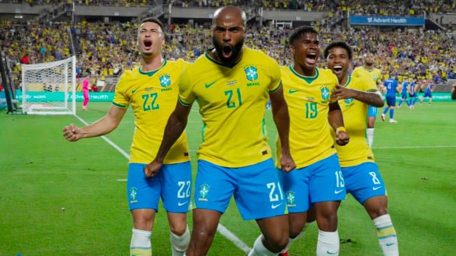 Profil Timnas Brasil yang memadukan pemain muda dan pemain tua berpengalaman.