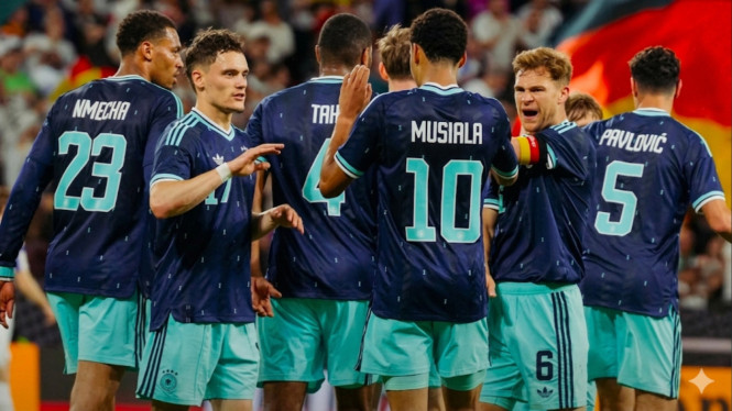 Jerman menang telak atas Finlandia di laga pemanasan jelang Piala Dunia.