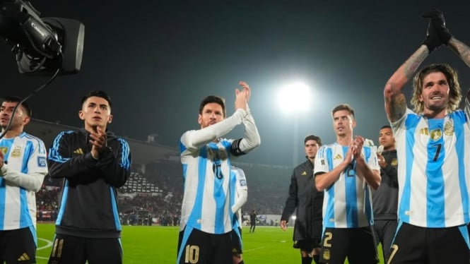 Timnas Argentina akan berupaya mempertahankan Piala Dunia.