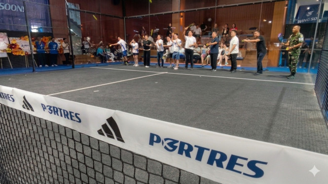 Pembukaan Portres Padel Arena di Kota Semarang.