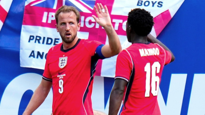 Harry Kane bawa Inggris menang atas Selandia Baru.