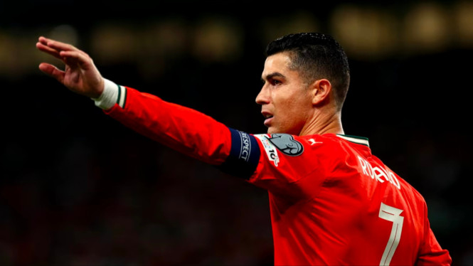 Kapten Timnas Portugal, Cristiano Ronaldo.