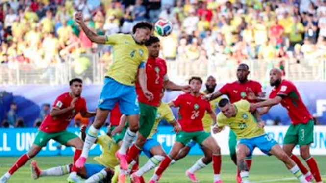 Laga Brasil melawan Maroko di Piala Dunia 2026.