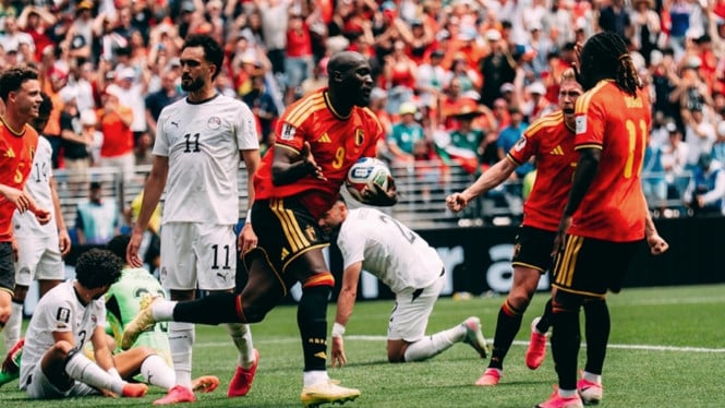 Laga Mesir melawan Belgia di Piala Dunia 2026.