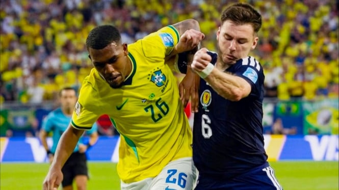 Vinicius Mantap, Brasil Lolos ke 32 Besar Piala Dunia Setelah Bungkam Skotlandia 3-0