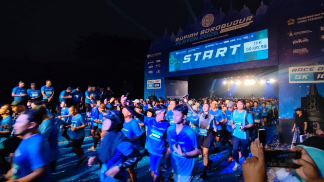 Ribuan Pelari Ikuti Rupiah Borobudur Playon 2026, Seluruh Biaya Pendaftaran Didonasikan Untuk Masyarakat Borobudur