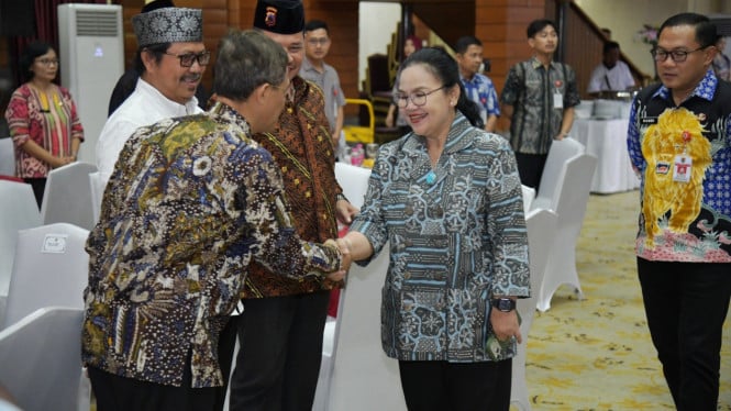 Wali Kota Agustina Wilujeng menerima Tim Pengkaji Usulan KH Sholeh Darat Jadi Pahlawan Nasional.