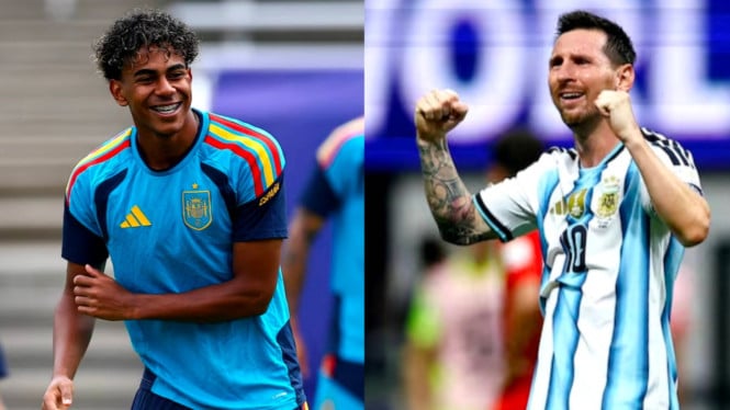 Lamine Yamal dan Lionel Messi akan bertemu di babak Final Piala Dunia 2026.
