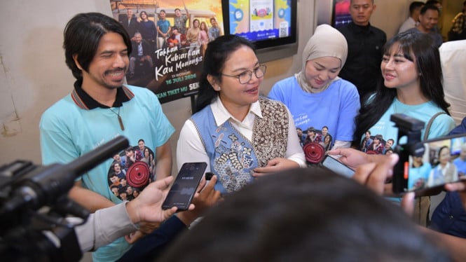 Wali Kota Semarang pada acara Meet and Greet Film Takkan Kubiarkan Kau Menangis.