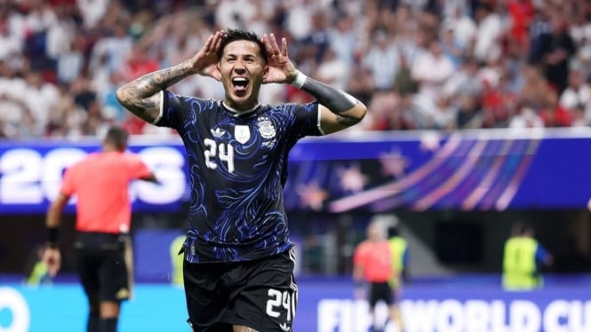 Enzo Fernandez, pemain Argentina.
