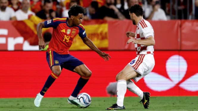 Spanyol Perkasa menghajar Kroasia 4-1 di Nations League UEFA.
